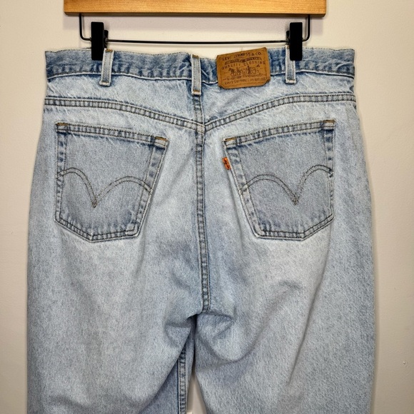 Y2K Vintage Levi's Orange Tab High Rise Jeans Size 36 100% Cotton - Picture 6 of 16